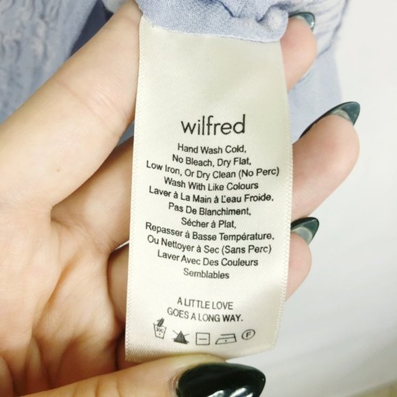 Aritzia Wilfred | Blayze T-Shirt in Lilac Leaf - Picture 6 of 6